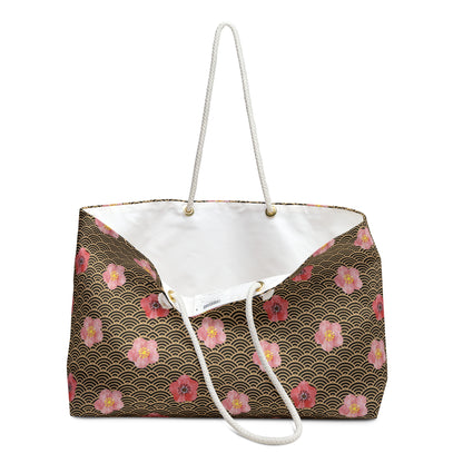 Ume Blossom Weekender Bag - Black