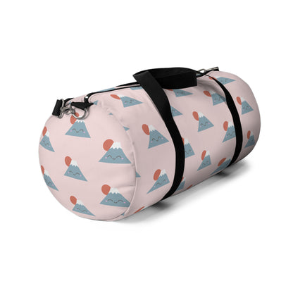 Kawaii Mt. Fuji Duffel Bag - Baby Pink