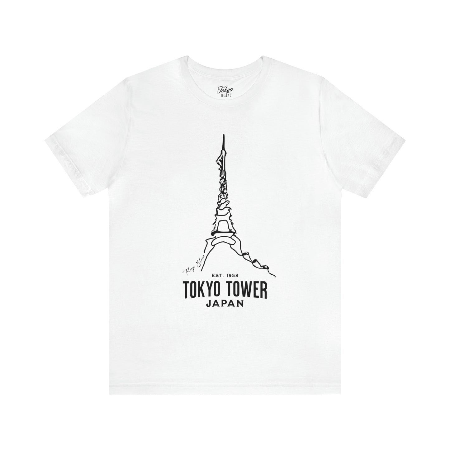 Tokyo Tower Line Art Graphic Tee