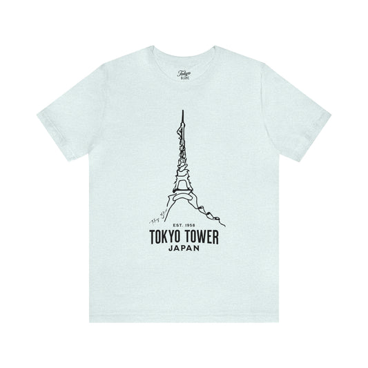 Tokyo Tower Line Art Graphic Tee