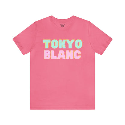 Tokyo Blanc Offset Shadow Print Tee