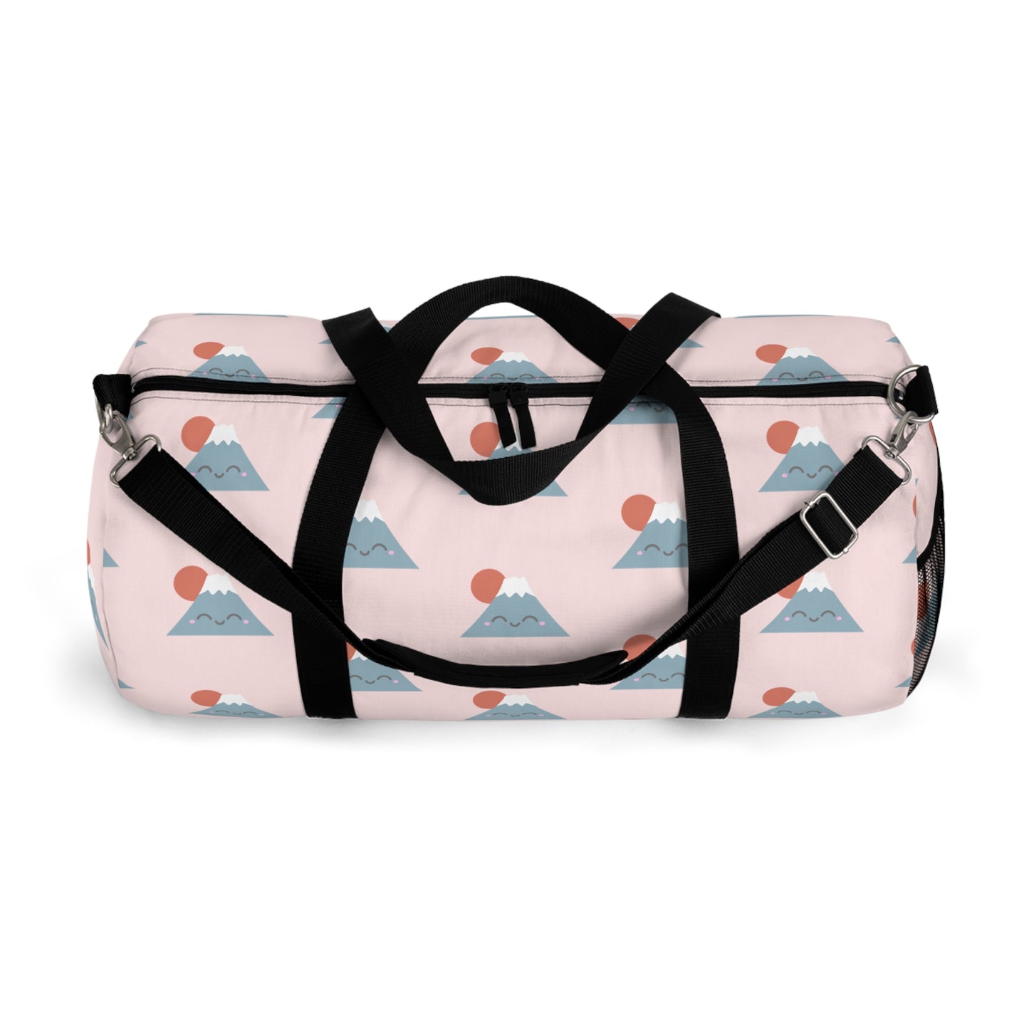 Kawaii Mt. Fuji Duffel Bag - Baby Pink