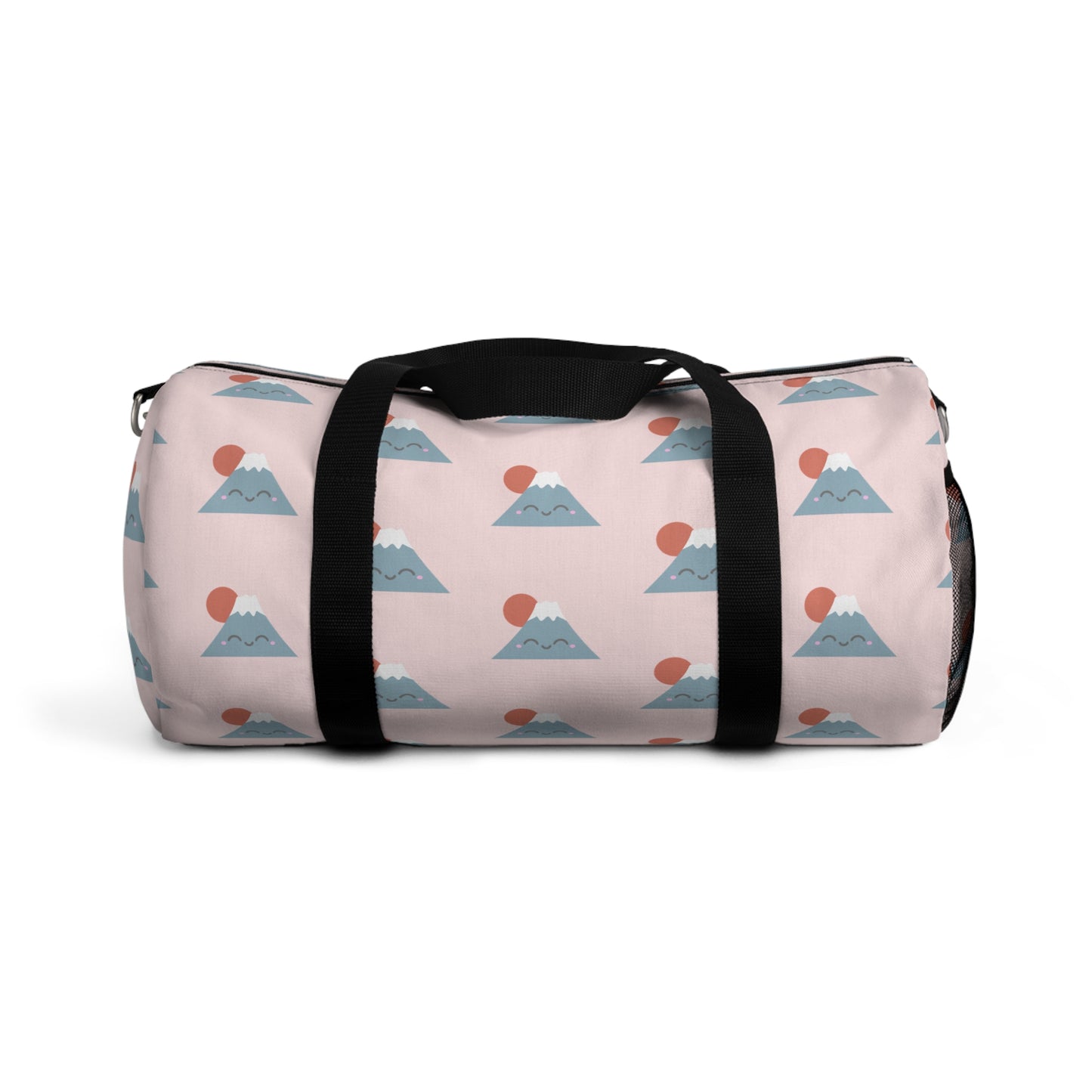 Kawaii Mt. Fuji Duffel Bag - Baby Pink