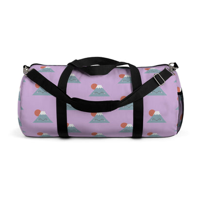 Kawaii Mt. Fuji Duffel Bag - Lilac