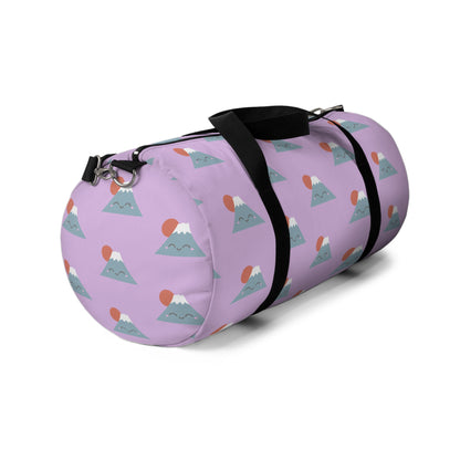 Kawaii Mt. Fuji Duffel Bag - Lilac