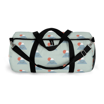 Kawaii Mt. Fuji Duffel Bag - Sea Mist