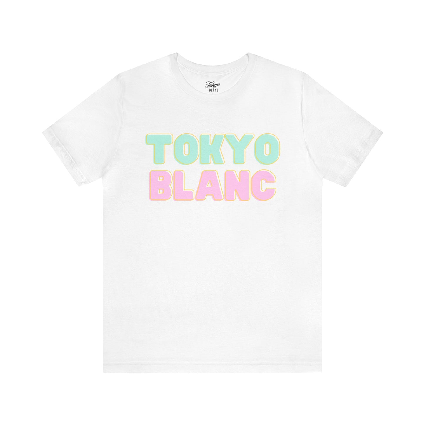 Tokyo Blanc Offset Shadow Print Tee