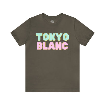 Tokyo Blanc Offset Shadow Print Tee