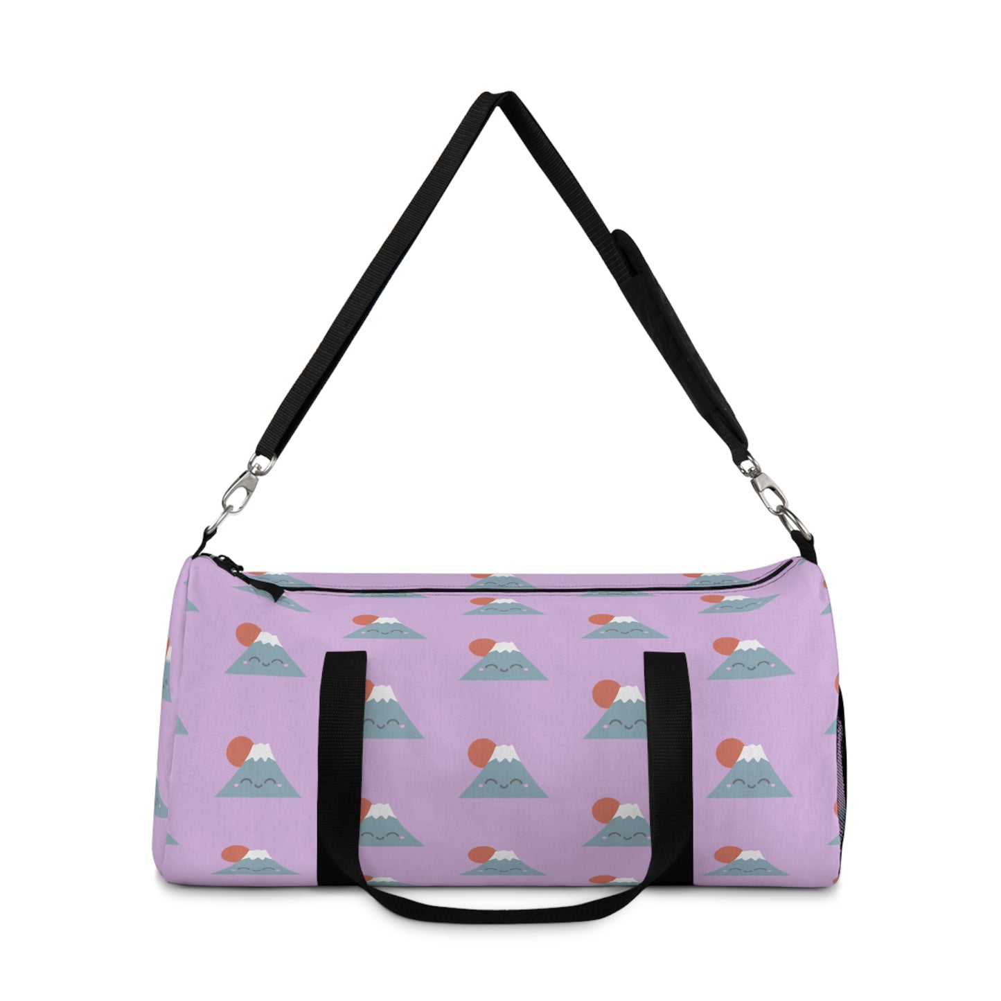 Kawaii Mt. Fuji Duffel Bag - Lilac