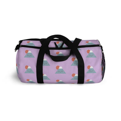 Kawaii Mt. Fuji Duffel Bag - Lilac