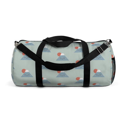 Kawaii Mt. Fuji Duffel Bag - Sea Mist