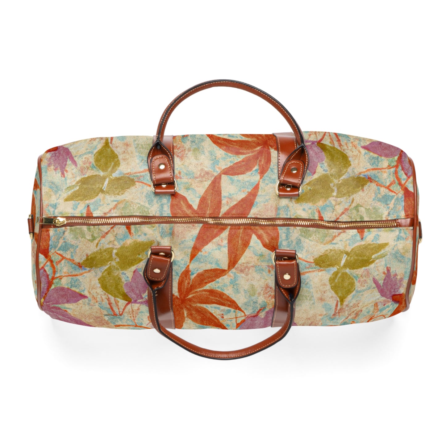 Autumn Japanese Maple Waterproof Travel Bag