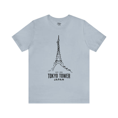 Tokyo Tower Line Art Graphic Tee