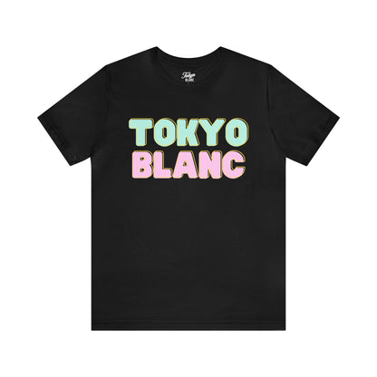 Tokyo Blanc Offset Shadow Print Tee