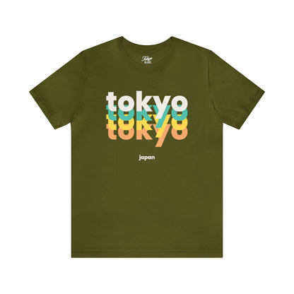 Tokyo Stacked Quad Print Tee