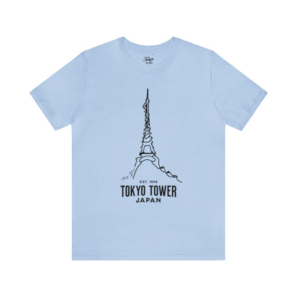 Tokyo Tower Line Art Graphic Tee