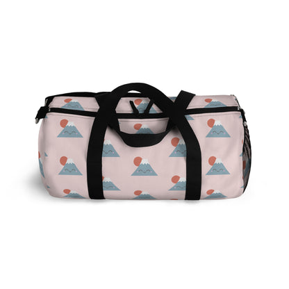 Kawaii Mt. Fuji Duffel Bag - Baby Pink