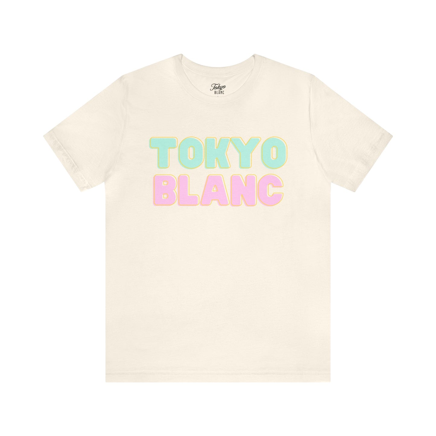 Tokyo Blanc Offset Shadow Print Tee