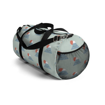 Kawaii Mt. Fuji Duffel Bag - Sea Mist