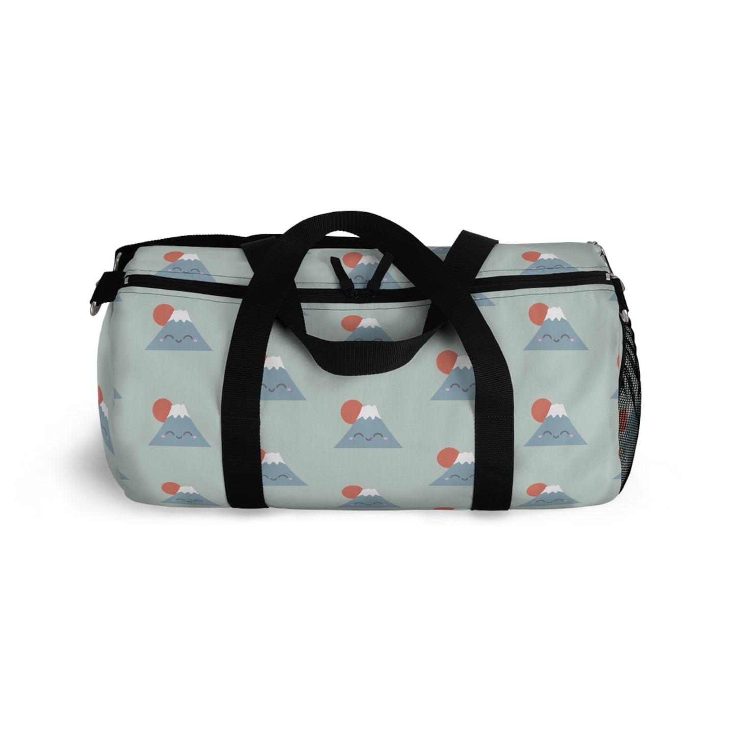 Kawaii Mt. Fuji Duffel Bag - Sea Mist