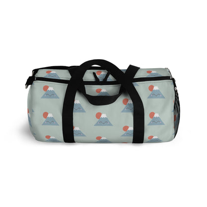 Kawaii Mt. Fuji Duffel Bag - Sea Mist