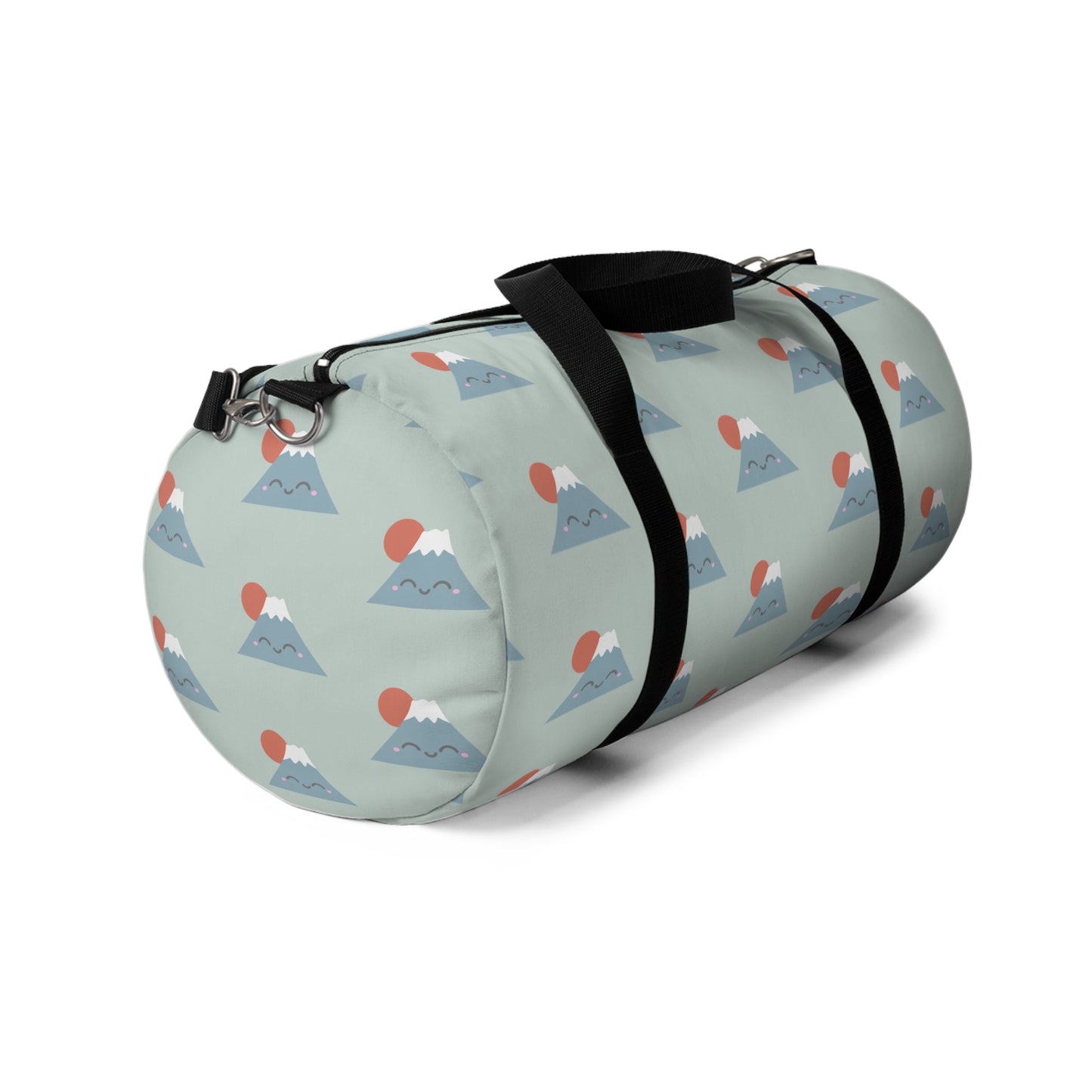 Kawaii Mt. Fuji Duffel Bag - Sea Mist