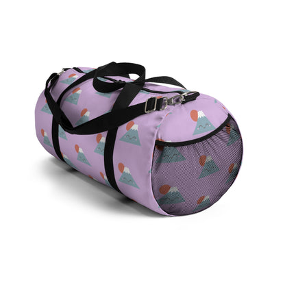 Kawaii Mt. Fuji Duffel Bag - Lilac