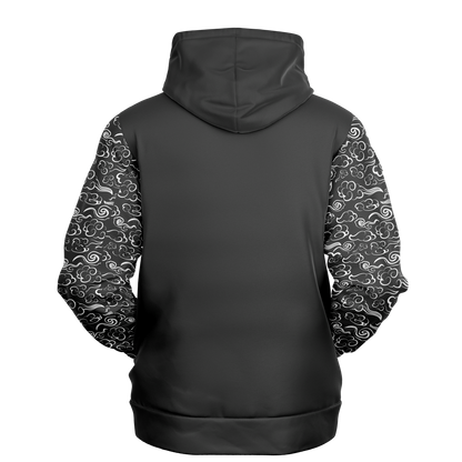 Tokyo Blanc Bubble Print Hoodie - Graphite