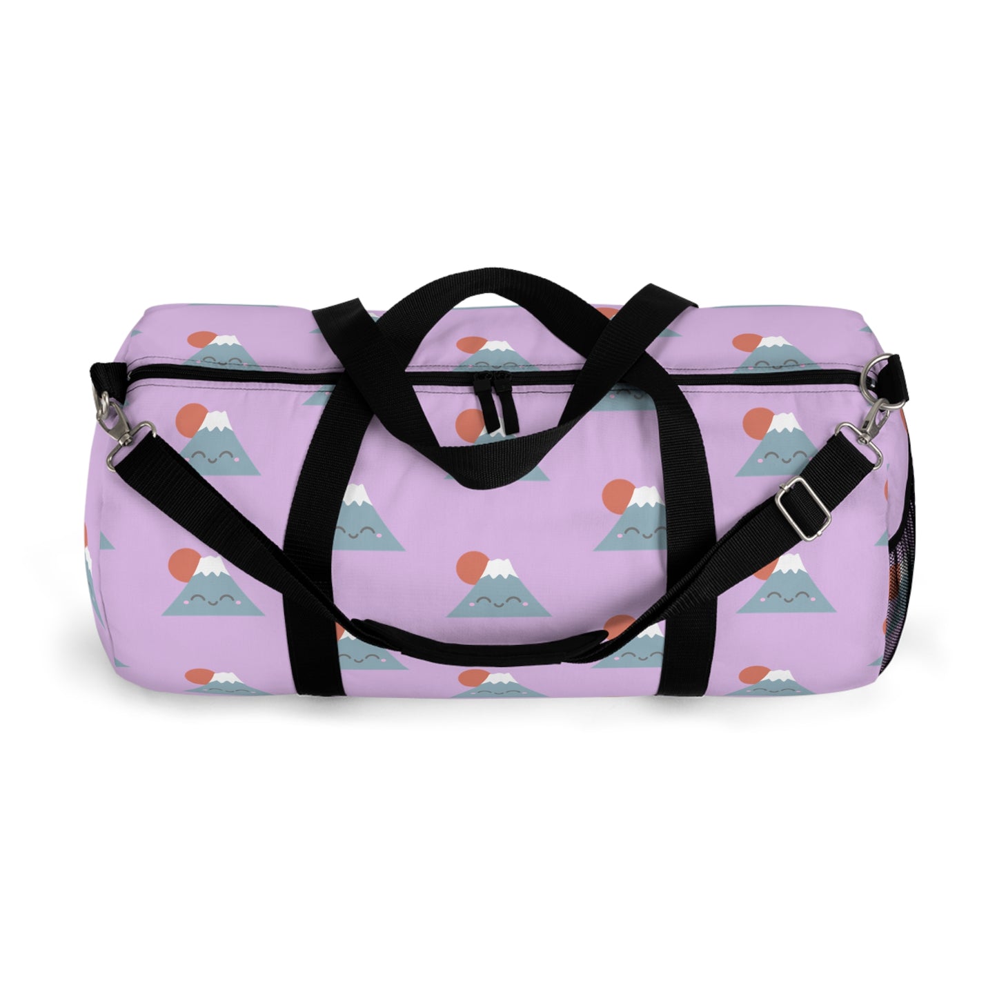 Kawaii Mt. Fuji Duffel Bag - Lilac