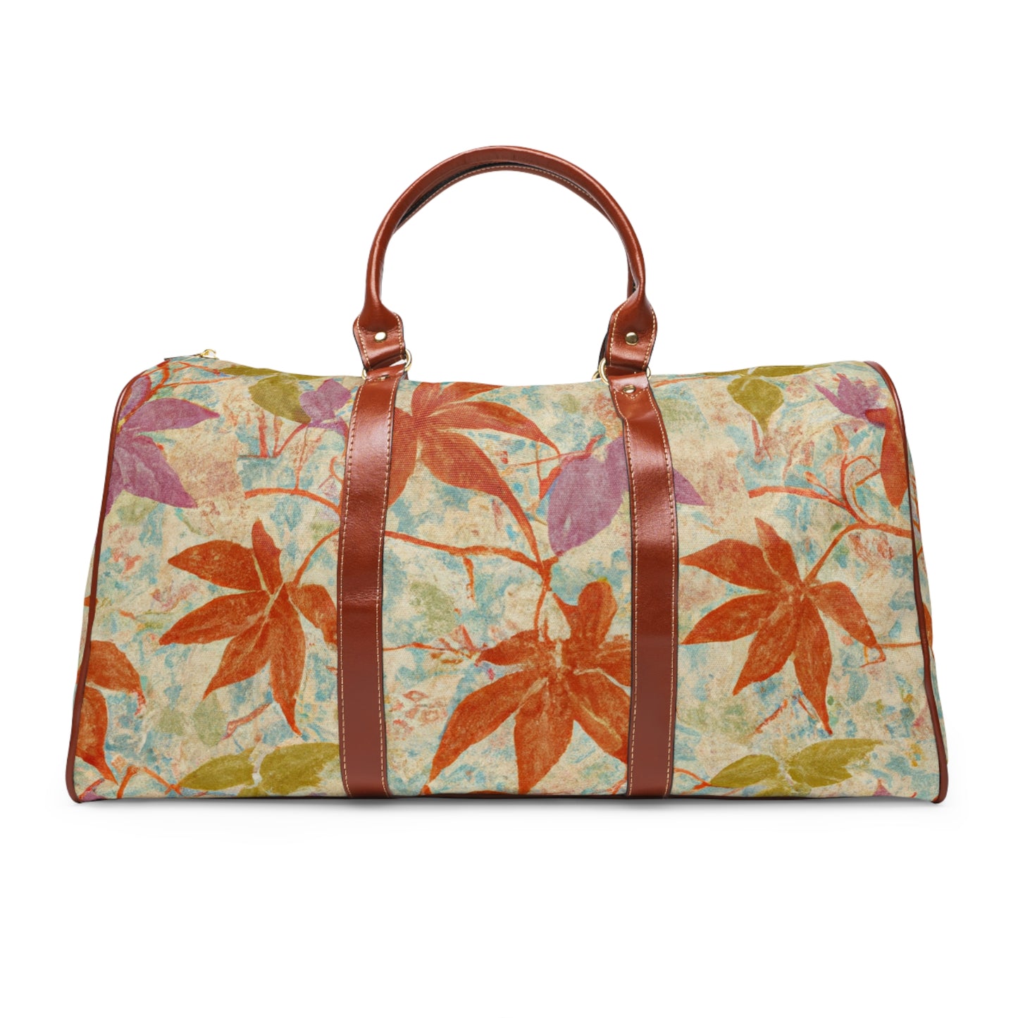 Autumn Japanese Maple Waterproof Travel Bag