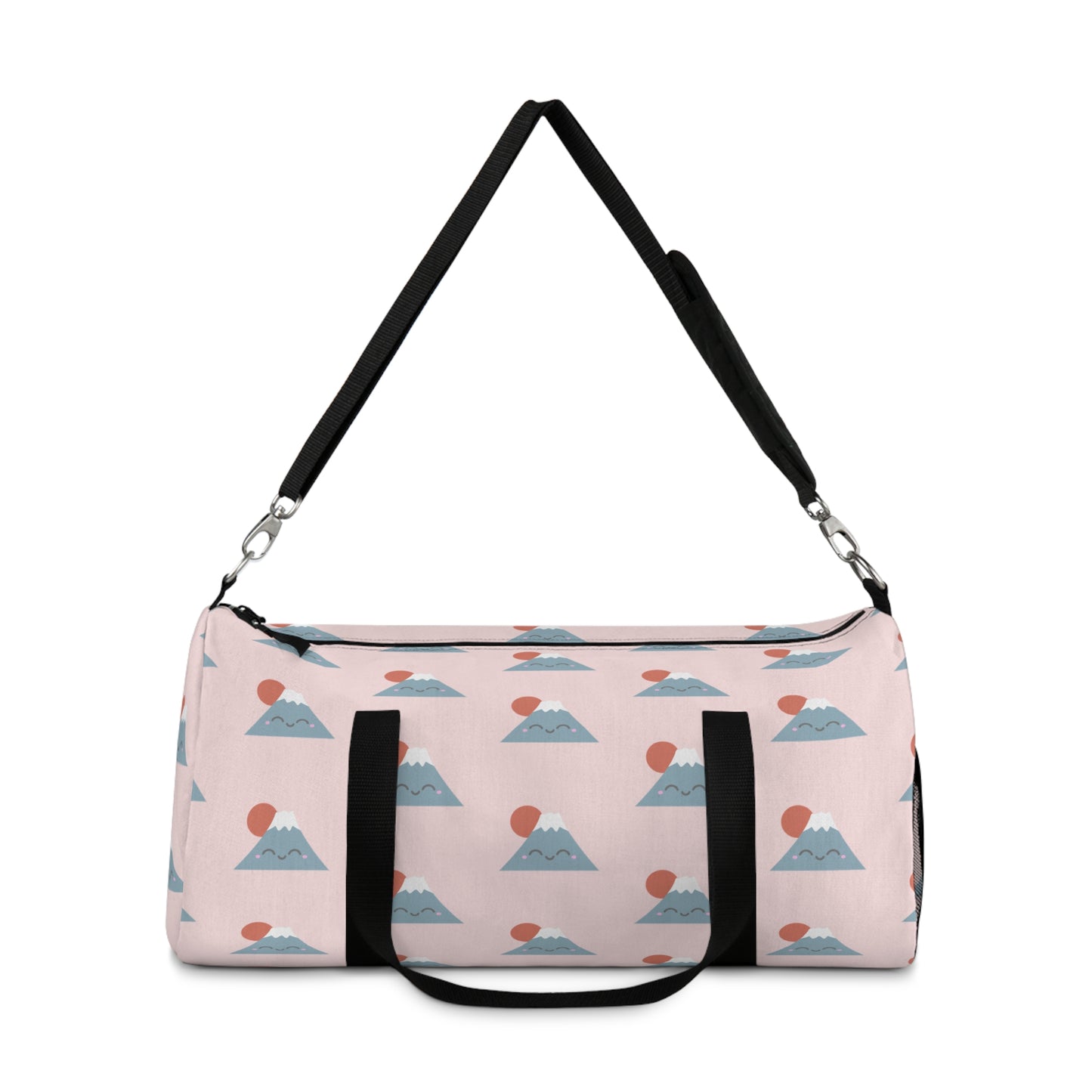 Kawaii Mt. Fuji Duffel Bag - Baby Pink