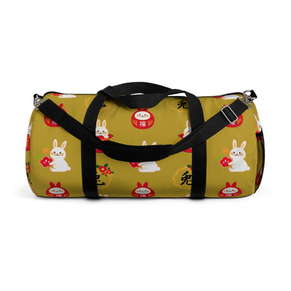 Year of the Rabbit Duffel Bag - Mustard