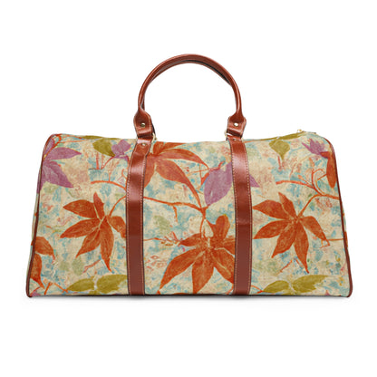 Autumn Japanese Maple Waterproof Travel Bag