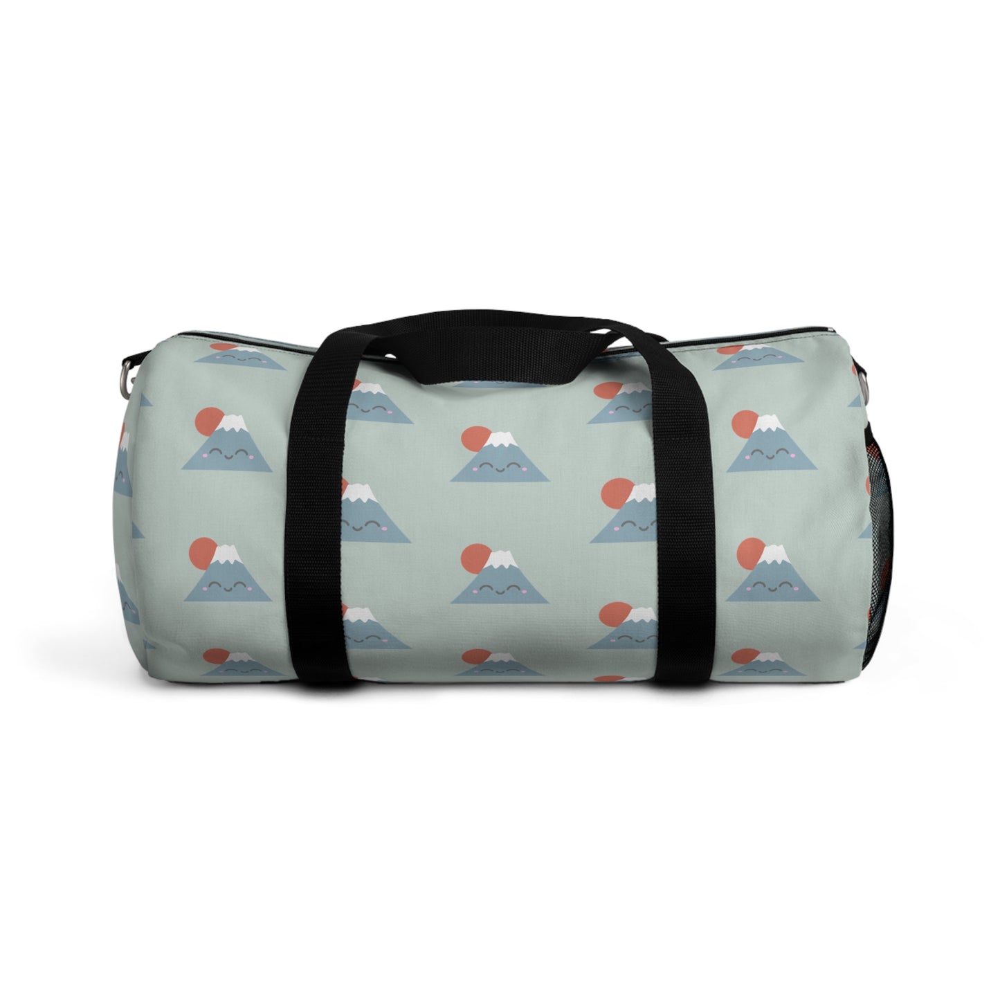 Kawaii Mt. Fuji Duffel Bag - Sea Mist