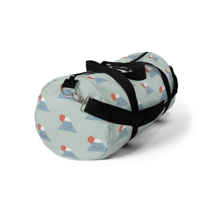 Kawaii Mt. Fuji Duffel Bag - Sea Mist