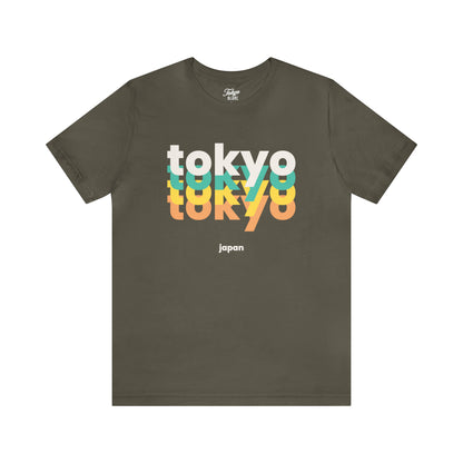 Tokyo Stacked Quad Print Tee