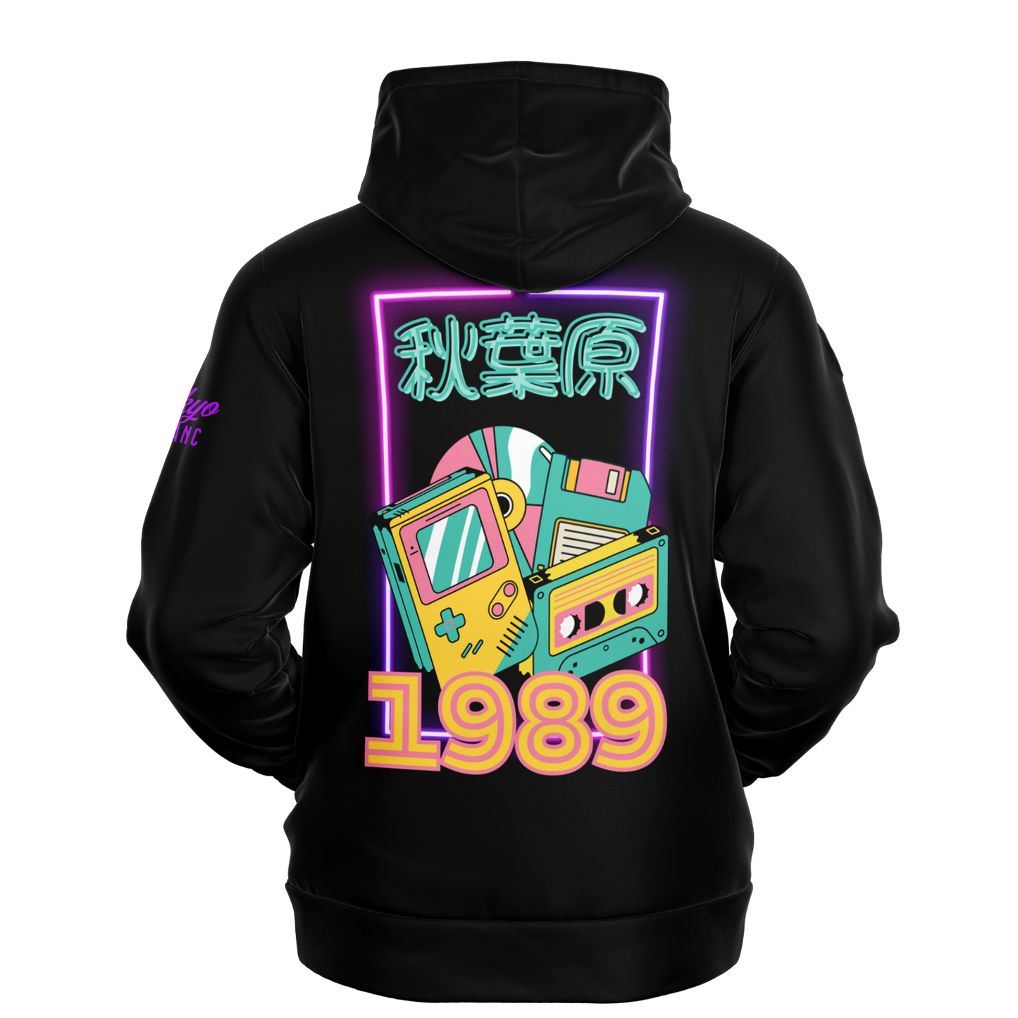 Akihabara Retro 1989 Graphic Hoodie