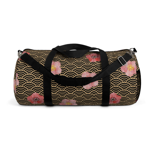 Ume Blossom Duffel Bag - Black