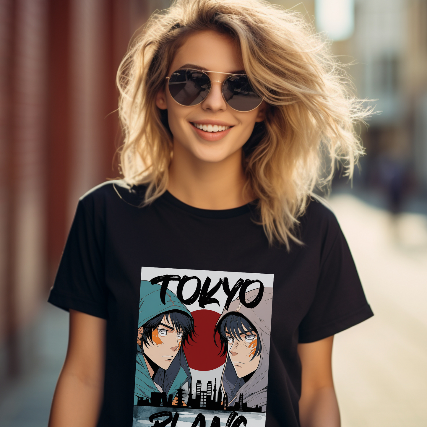 Friend or Foe Anime Graphic Tee