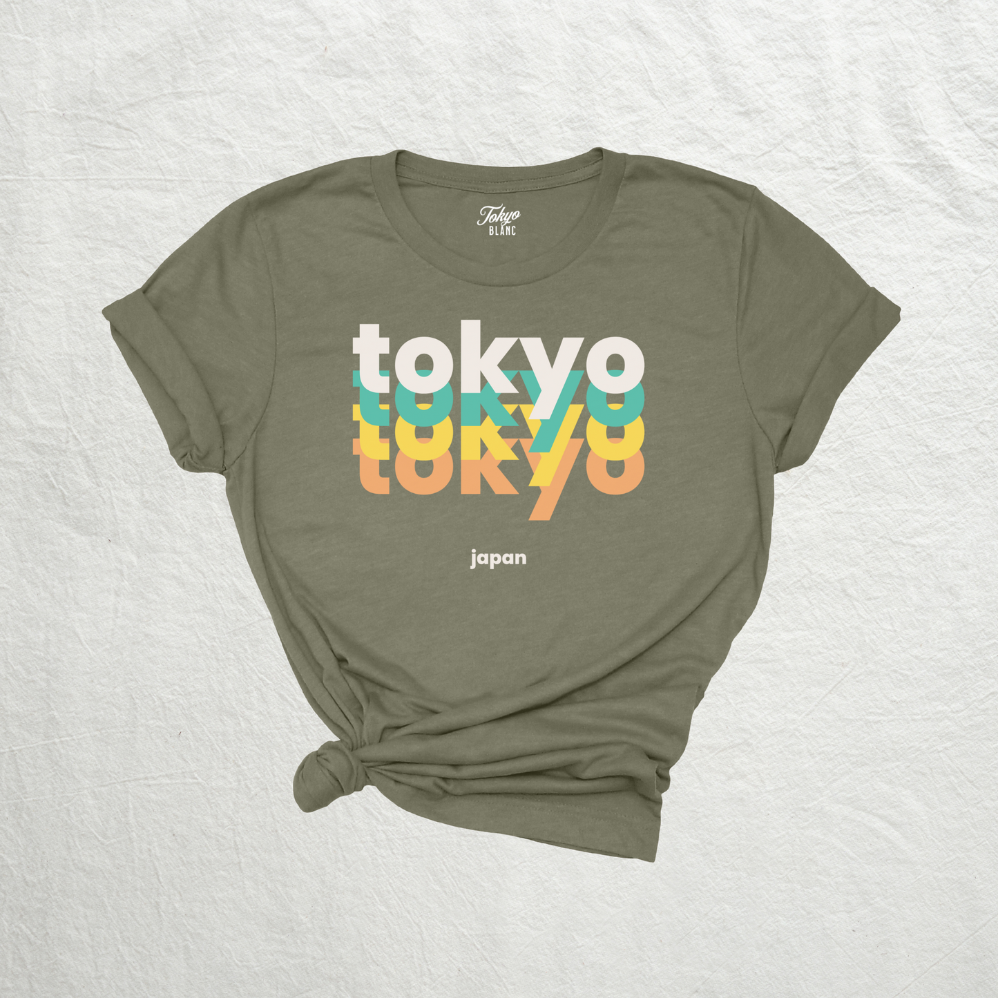 Tokyo Stacked Quad Print Tee