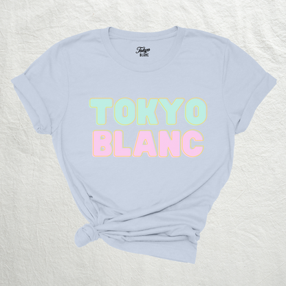 Tokyo Blanc Offset Shadow Print Tee